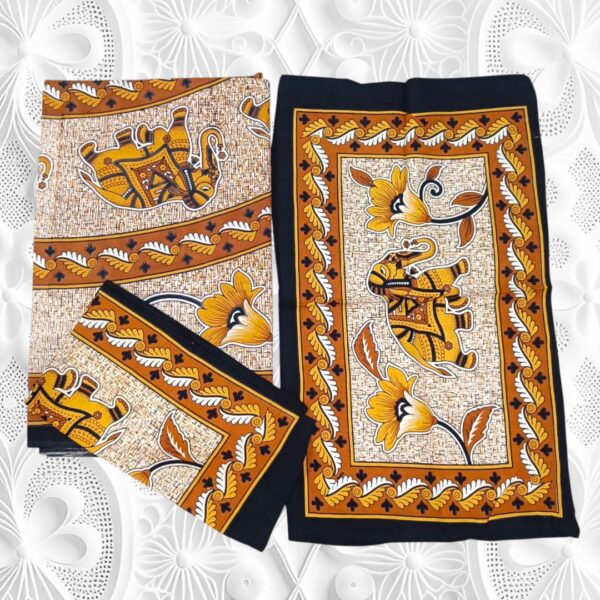 Khaadi Cotton Queen size 1 Bedspread+2Pillow covers set