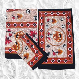 Khaadi Cotton Queen size 1 Bedspread+2Pillow covers set