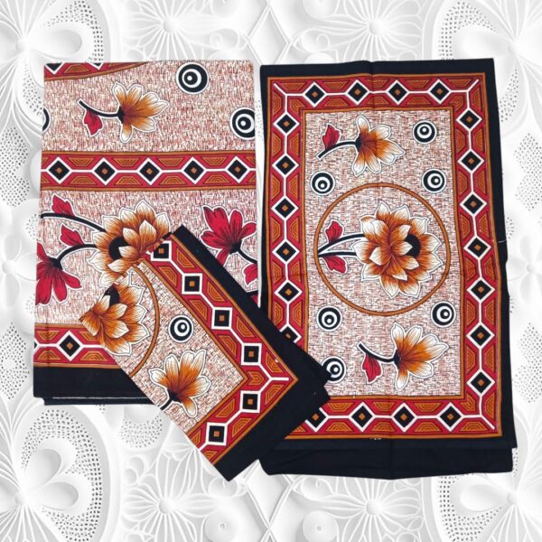 Khaadi Cotton Queen size 1 Bedspread+2Pillow covers set