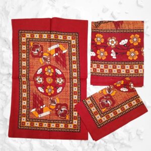 Ramozal Cotton single size 1 Bedspread+2Pillow covers set