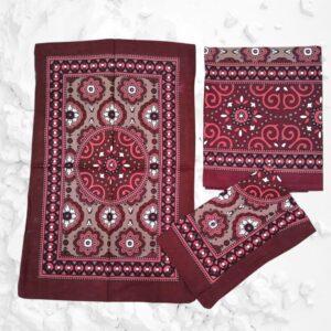 Ramozal Cotton single size 1 Bedspread+2Pillow covers set