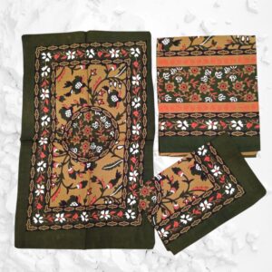Ramozal Cotton single size 1 Bedspread+2Pillow covers set