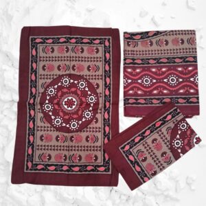 Ramozal Cotton single size 1 Bedspread+2Pillow covers set