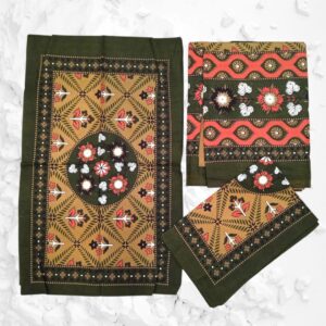 Ramozal Cotton single size 1 Bedspread+2Pillow covers set