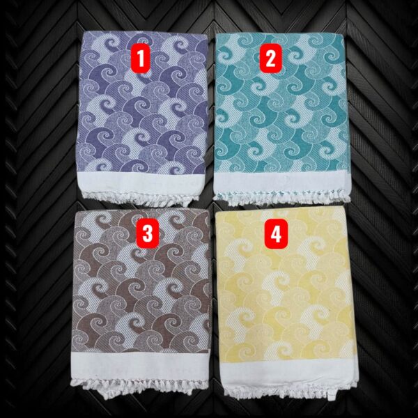 Fancy jacquard pure cotton super soft bedsheet FJ12