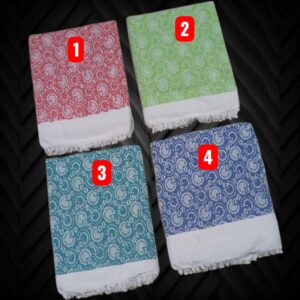 Fancy jacquard pure cotton super soft bedsheet FJ12