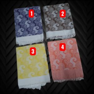 Fancy jacquard pure cotton super soft bedsheet FJ12