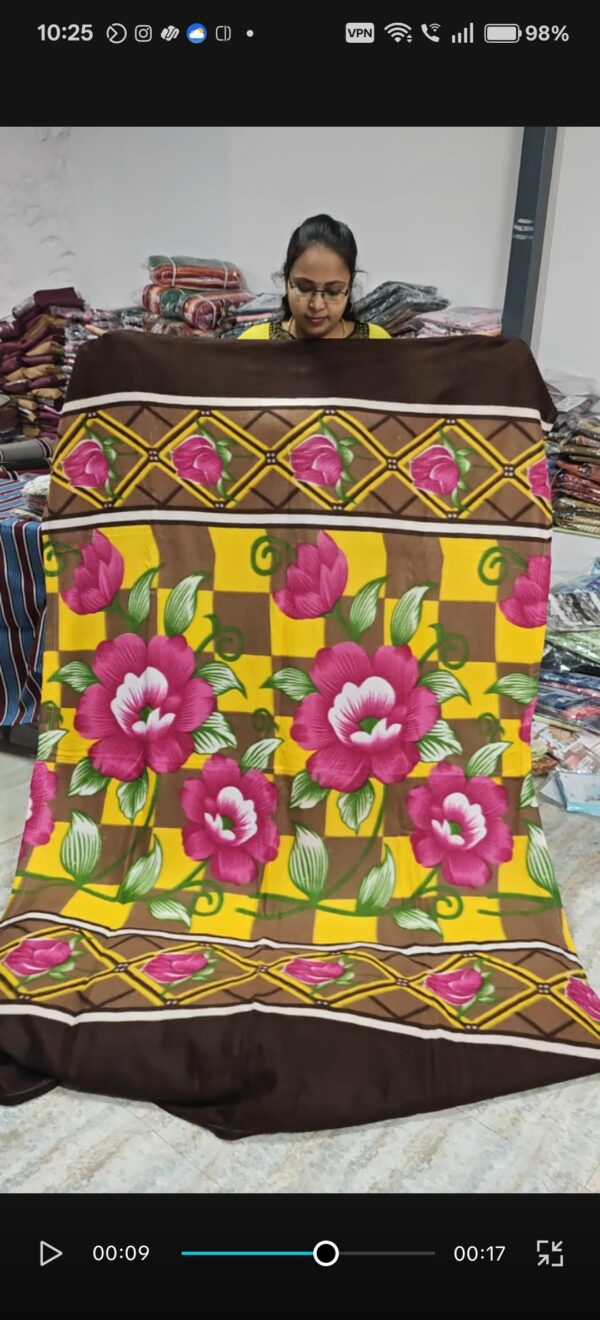Woolen single Blanket WB13 - Image 2