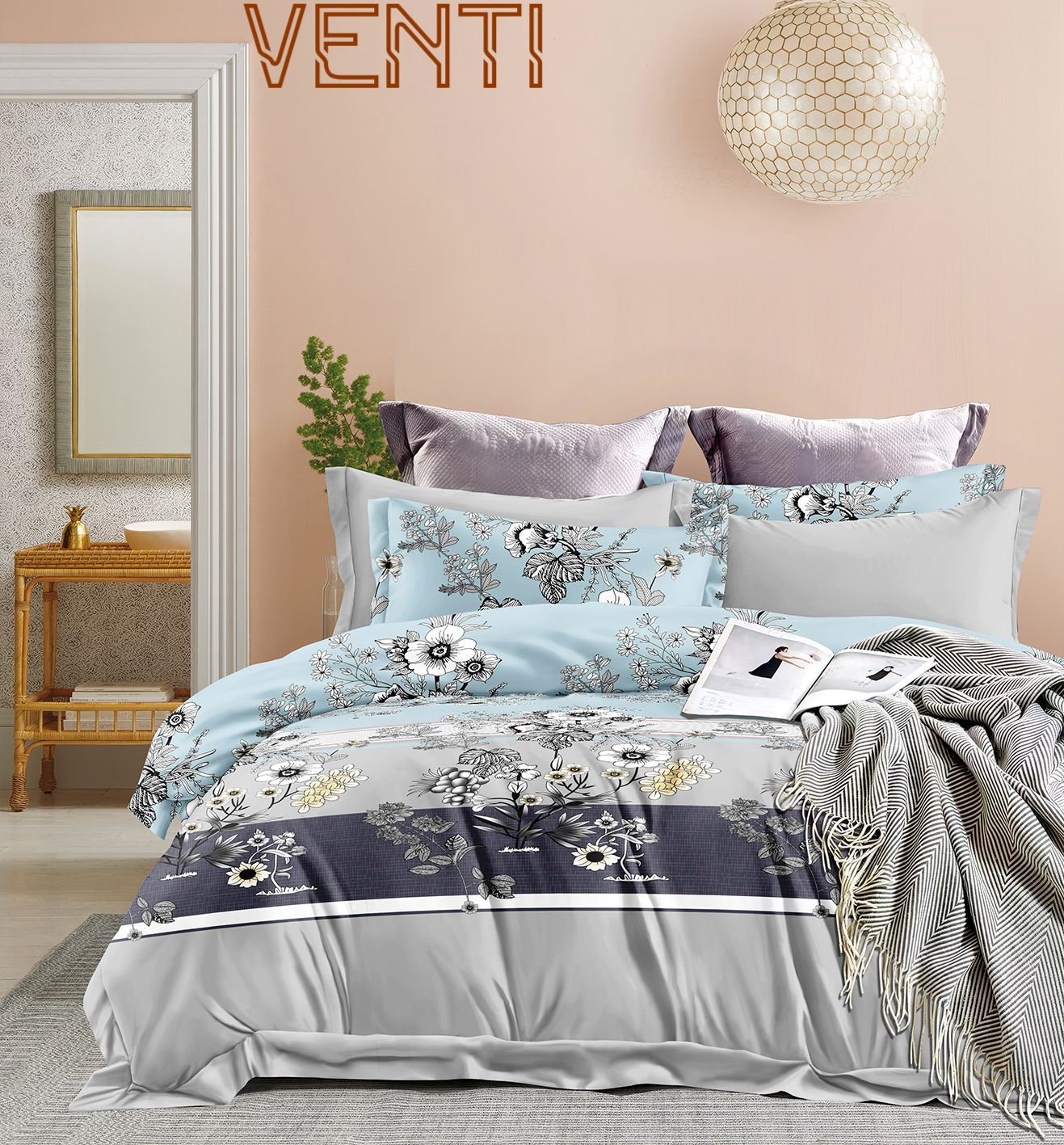 Fitted elastic bedspread king size 108x108