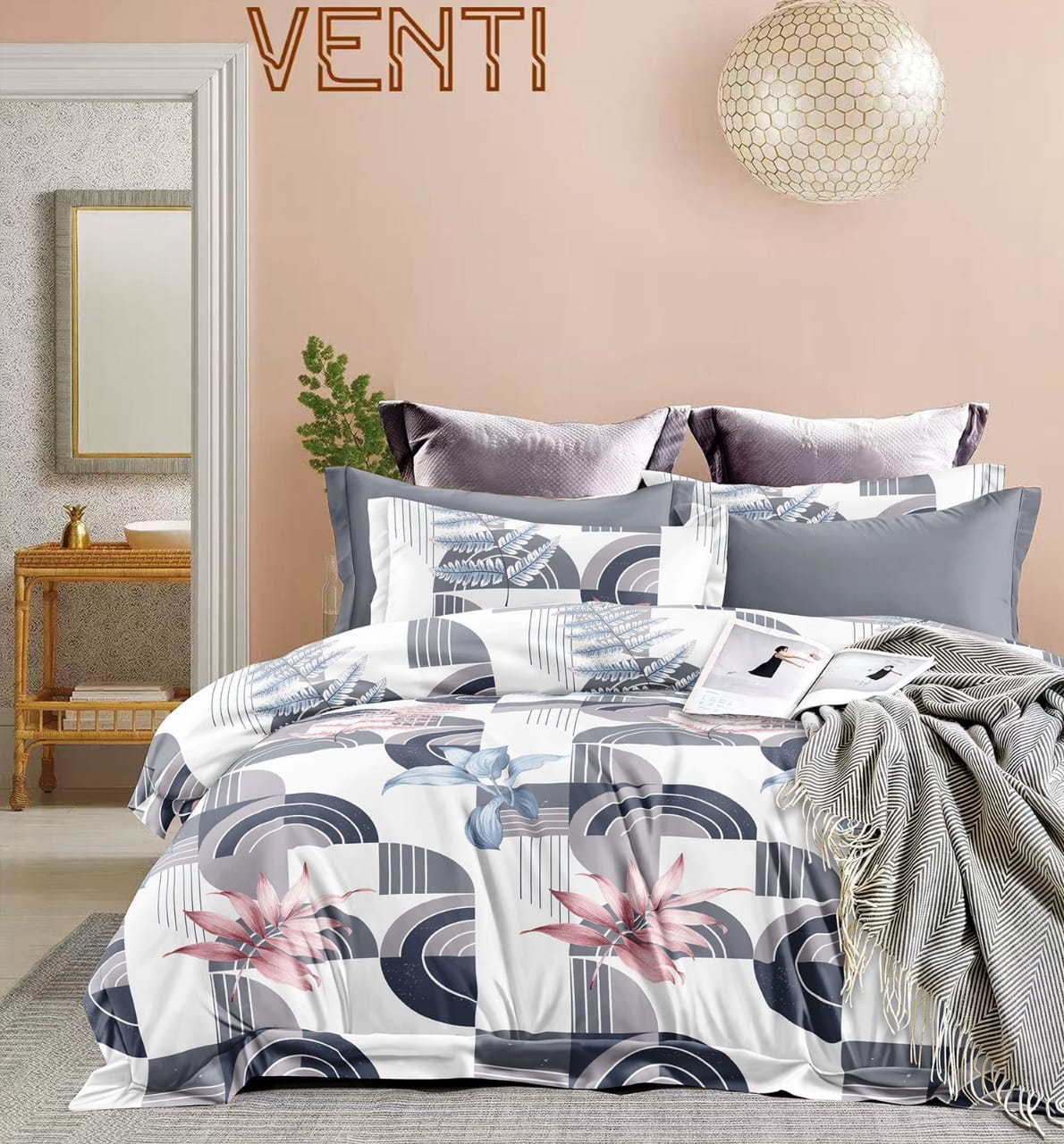 Fitted elastic bedspread king size 108x108