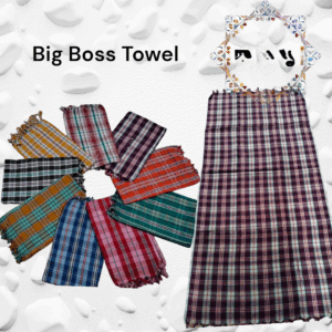 BigBoss Big size pure cotton towel 2 pieces combo Assorted colors