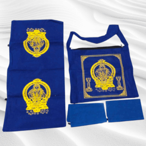 Ayyappa Swamy Blue 1 set Irumudi bag +1shoulder side zip bag SA23