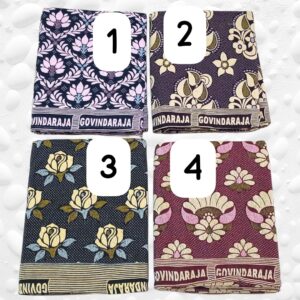 Govindaraja thick pure Cotton bedsheet 60x90 TB12