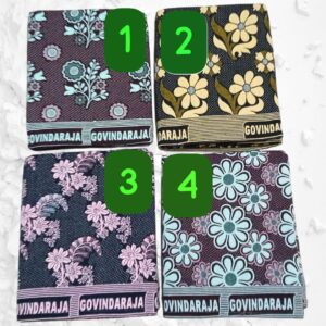 Govindaraja thick pure Cotton bedsheet 60x90 TB12