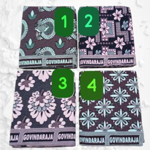 Govindaraja thick pure Cotton bedsheet 60x90 TB12