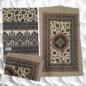 Hand look Pure Cotton Queen size 1 Bedspread+2Pillow covers set