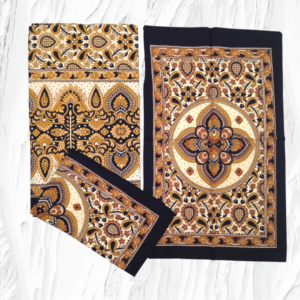 Fine super Pure Cotton Queen size 1 Bedspread+2Pillow covers set