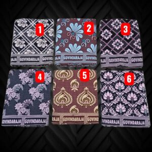 Govindaraja thick pure Cotton bedsheet 60x90 TB12