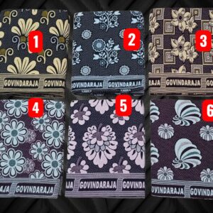 Govindaraja thick pure Cotton bedsheet 60x90 TB12